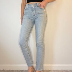 Citizens of Humanity Light Blue Olivia slim leg Jeans (25)